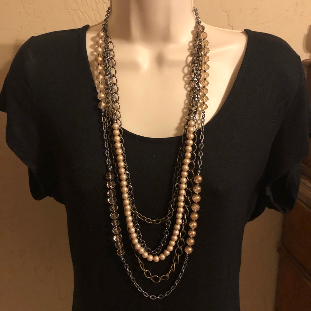 Premier Designs necklace w/ removable piece